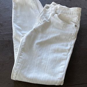 Madewell White Jeans Size 26, Skinny